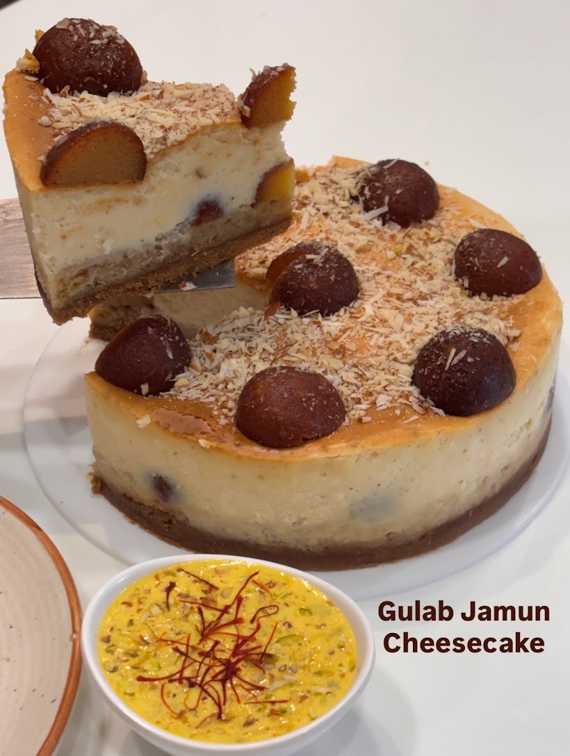 Gulab Jamun Cheesecake cakes